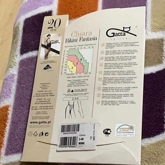 Beige Tights for Women size 3m - Picture 2 of 4